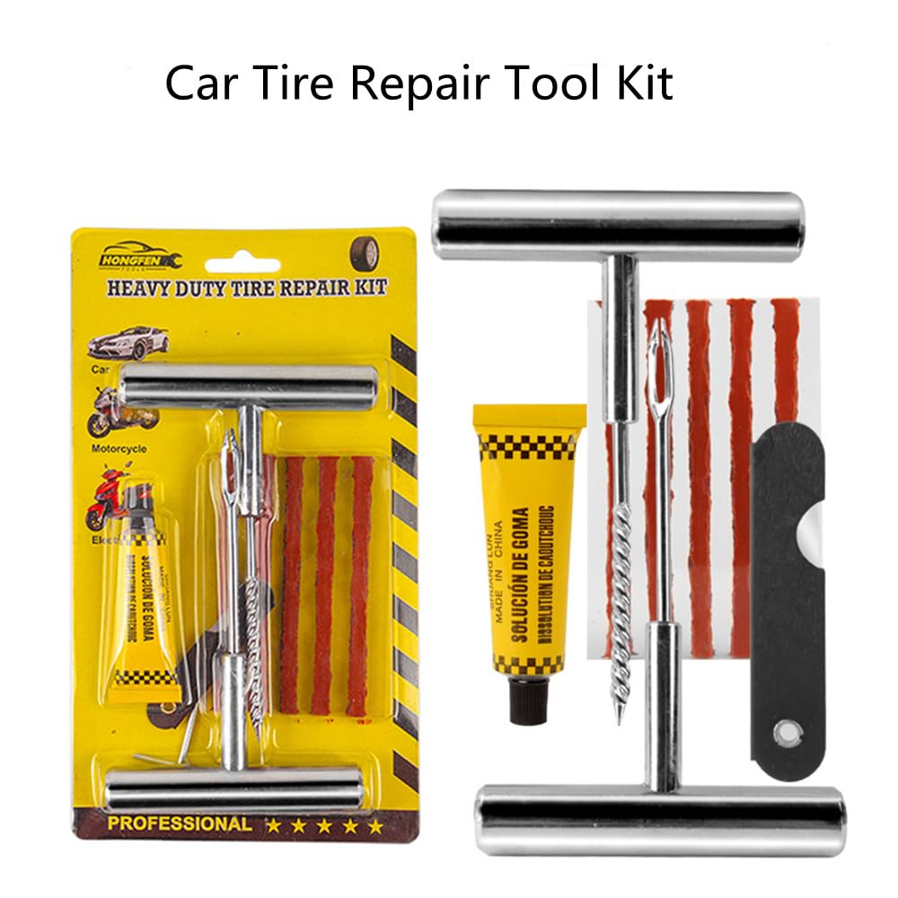Amazon.co.jp: 6pcsセットタイヤパンク修理キット 車 自動車用 Amazon.co.jp: 6pcsセットタイヤパンク修理キット 車 自動車用