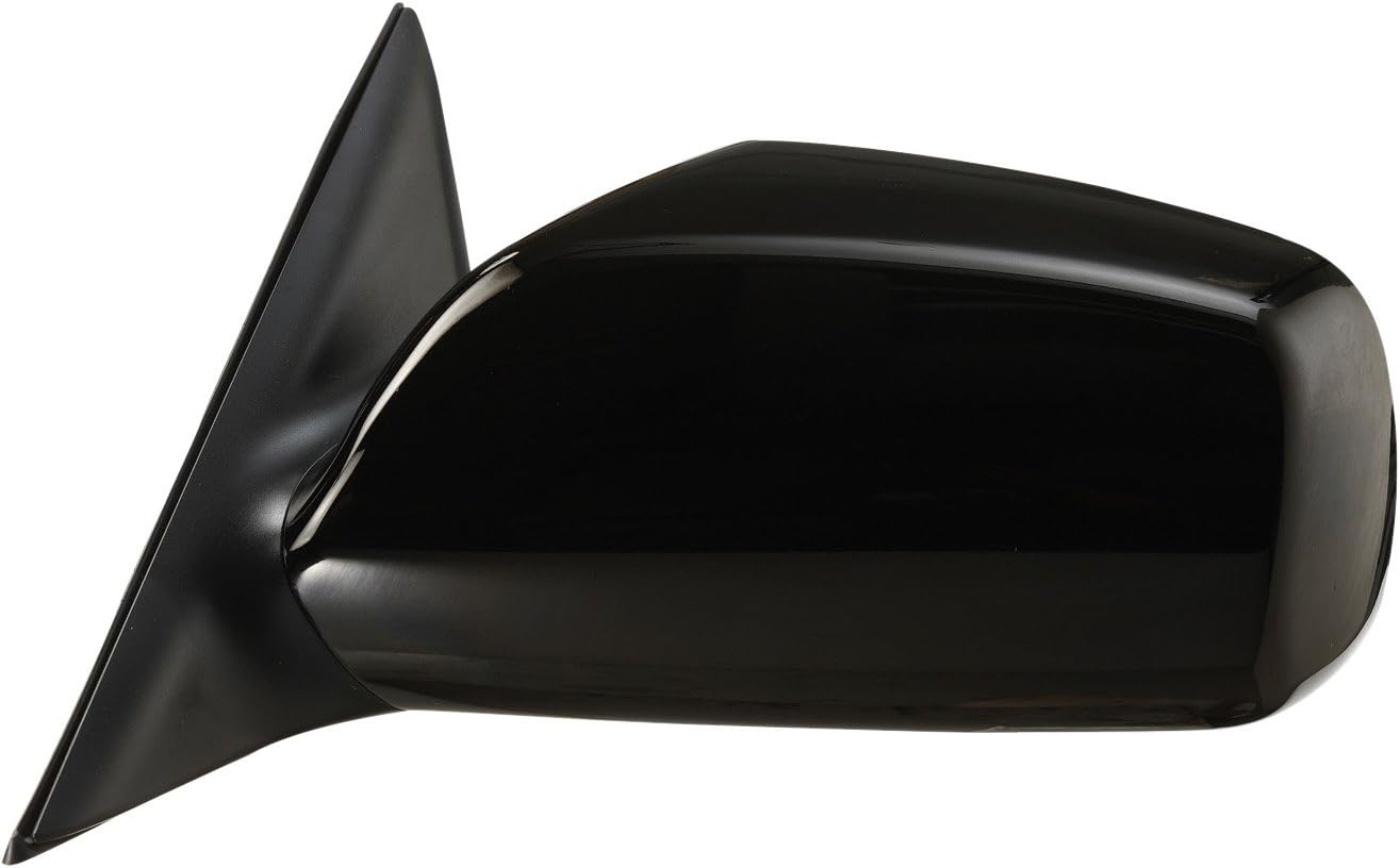 Driver Side Mirror for Toyota Camry US Built, Black, Non-Foldaway; Toyota Camry Japan Built (Includes Hybrid), Black, Non-Foldaway, Heated Power