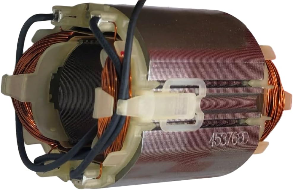 # 633768-9 Electric Woodworking Trimmer Engraving Machine Accessory Stator For RT0700C Power Tool Durable Replacement Parts New Compatible with MAKITA