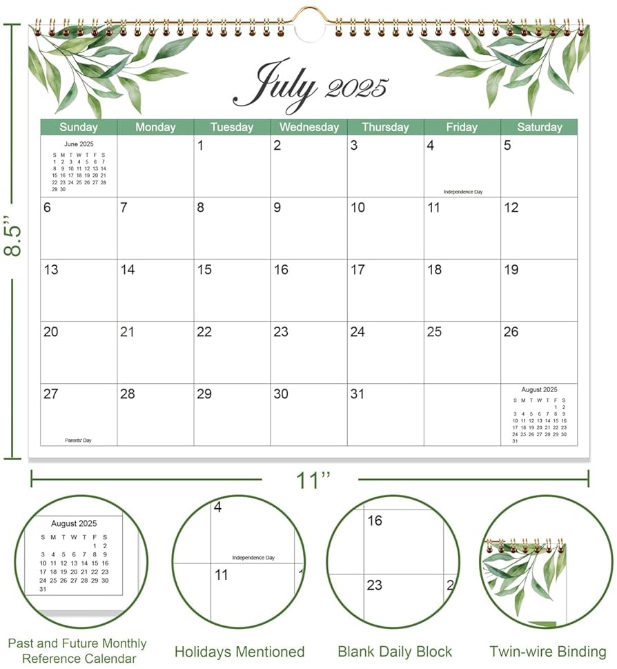 Amazon.com: Calendar 2025 2026 - Wall Calendar 2025-2026