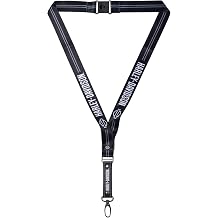Plasticolor 004627R01 Harley-Davidson Bar &amp; Shield Text Logo Lanyard, Black &amp; White