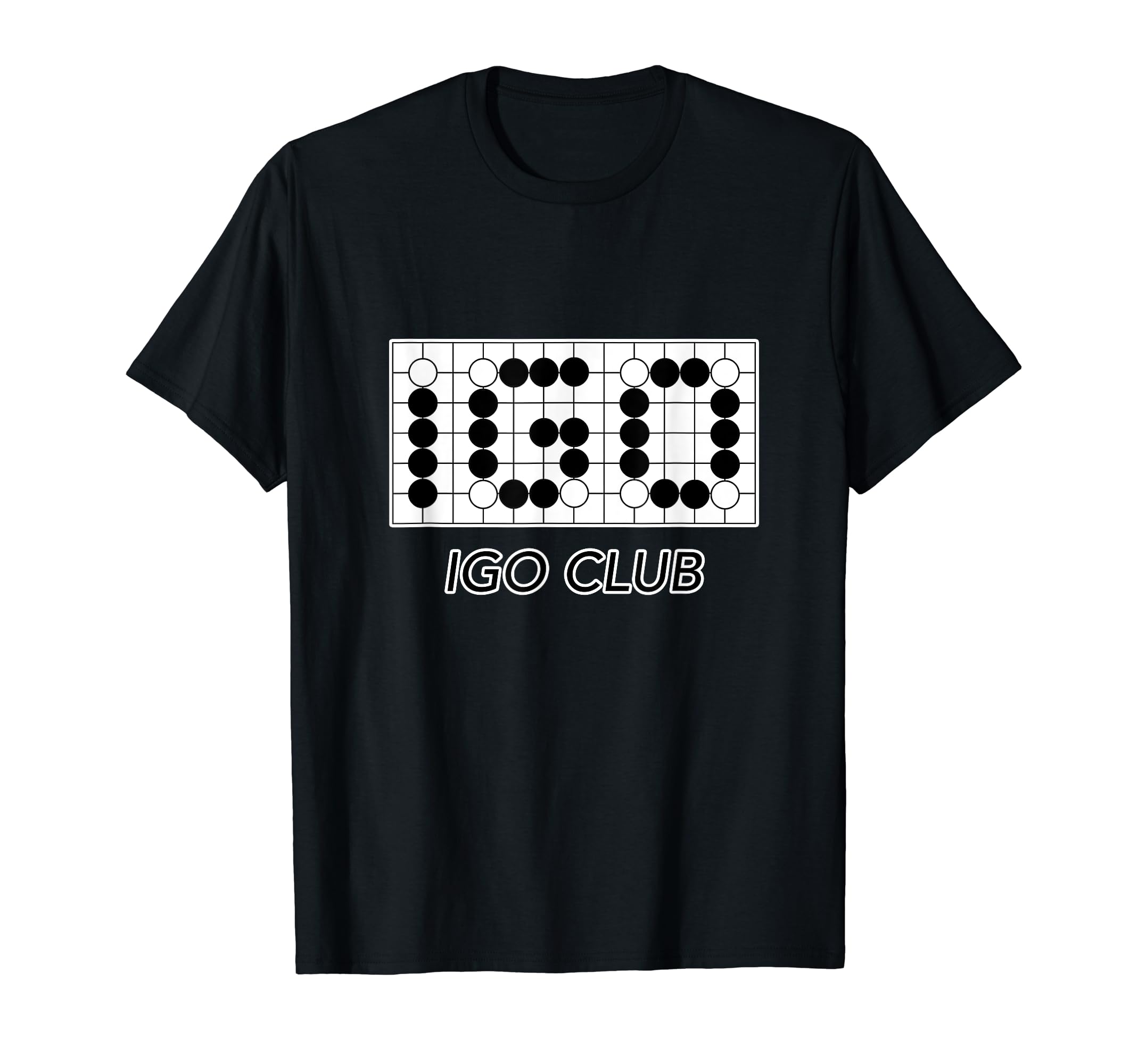 囲碁将棋 ロゴTシャツ 黒 Mサイズ 新品未使用 Amazon | 囲碁 IGO 碁石 黒白（囲碁部）棋士【部活】クラブ活動
