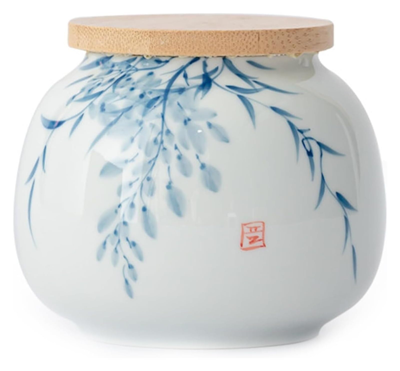 DQZRTUECA Ceramic Tea Caddy Jar With Lid