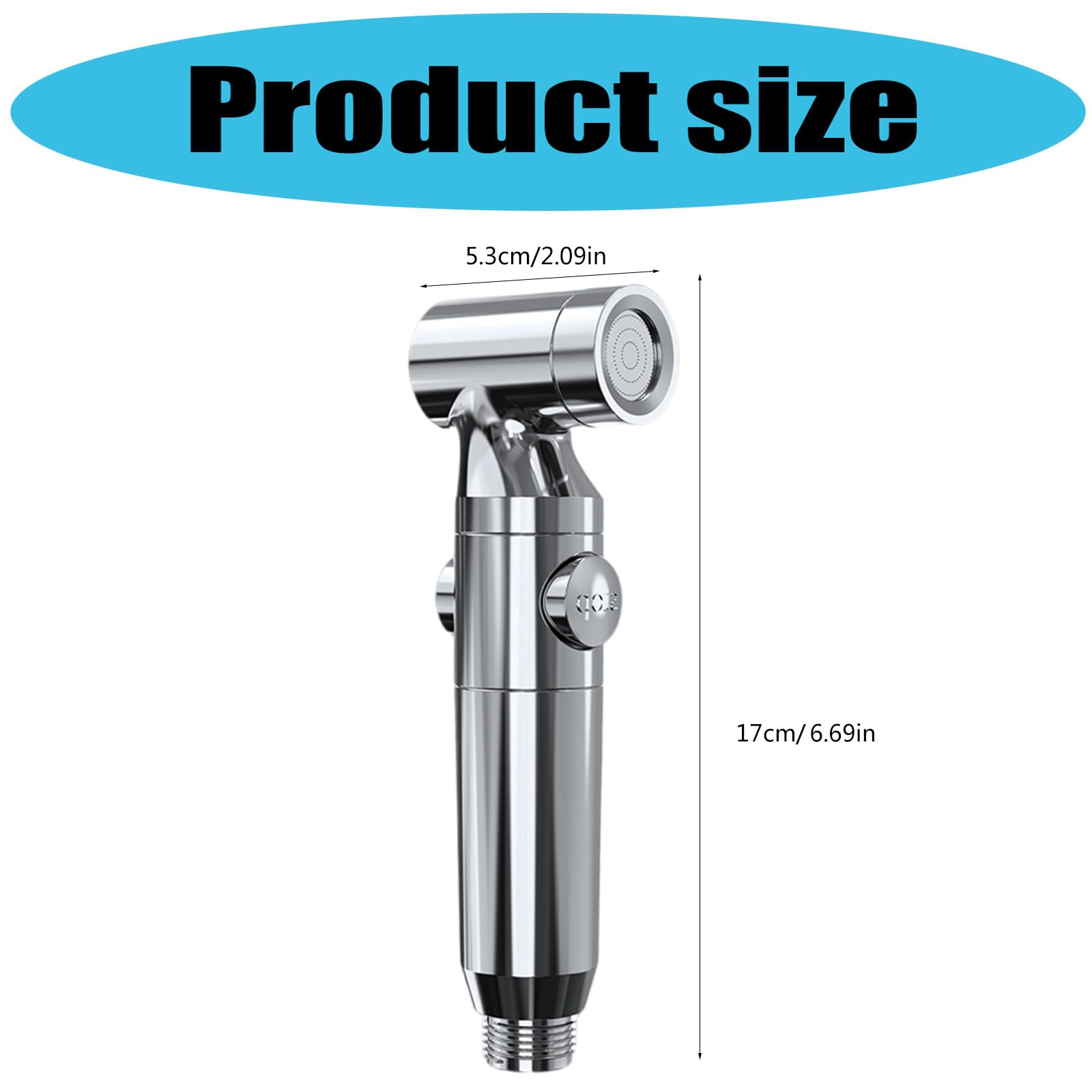 Upgrades Toilet Sprays Nozzle With Powerful Water Pressure Boosts Handheld Bathroom Bidet Sprayer For Efficient — view 7
