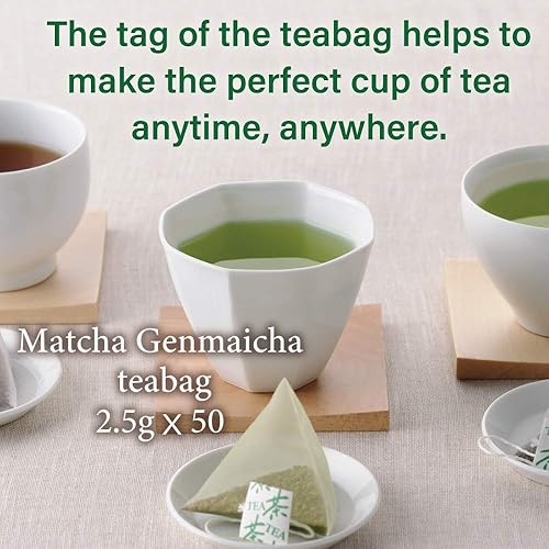 Miniatura 3 de Bolsitas de té verde Matcha Genmai Premium 2.5gx50Tebolsitas de Japón  Japanese Tea KIMIKURA