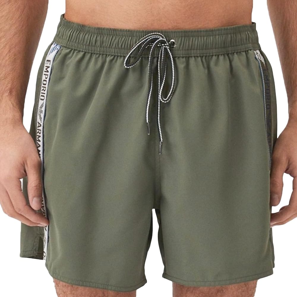 Emporio Armani Logotape Swim Boxer Beachwear para Hombre