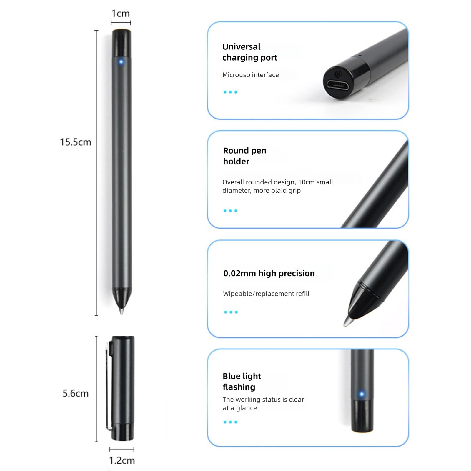 3 su 1 Notebook Digitale con Penna Intelligente, Sincronizzazione in Tempo Reale per la Digitalizzazione, Convertire in Testo, Memorizzare e Condividere Note di Carta (BROWN)