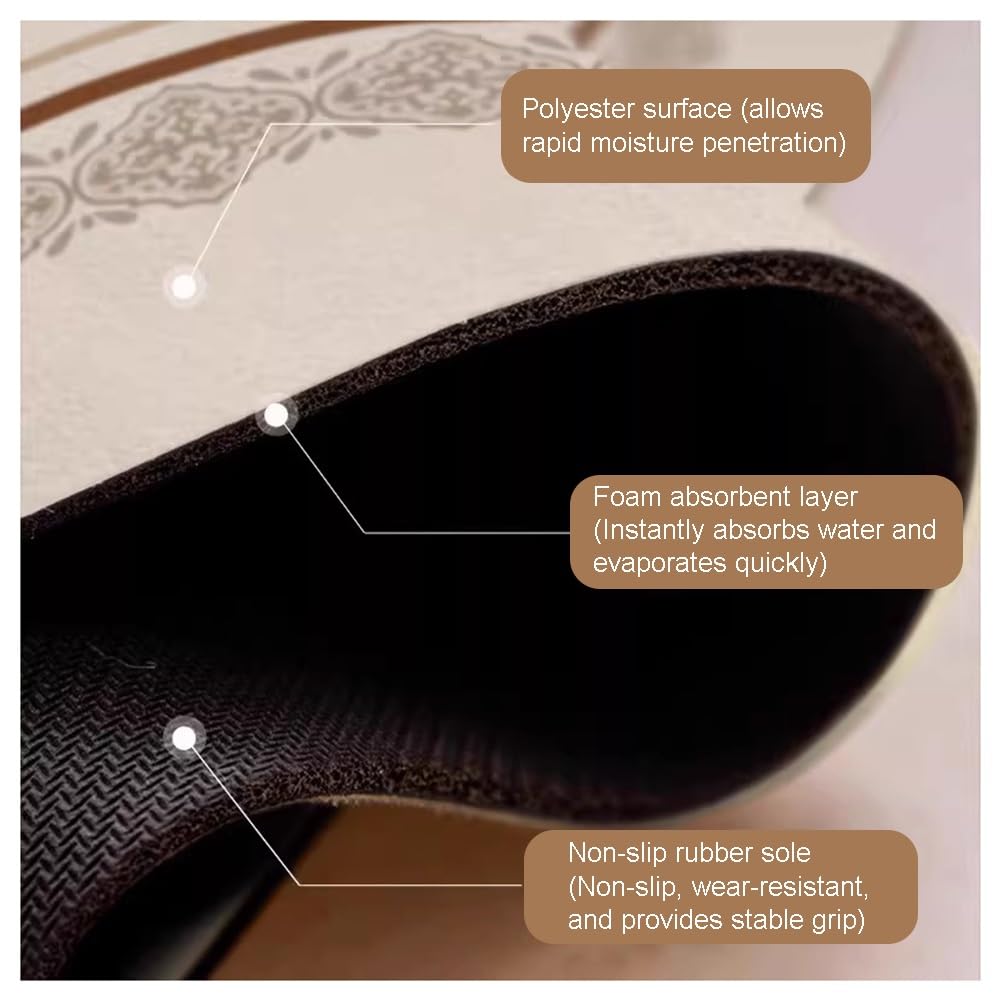 Set di 5 gradini antiscivolo per interni, con superficie in moquette, per scale in legno, ideali per case con bambini, anziani e animali domestici