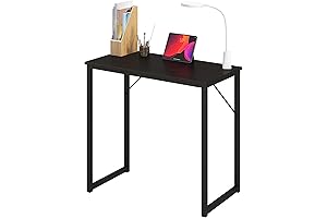 32" Black Desk: Maximize Your Workspace