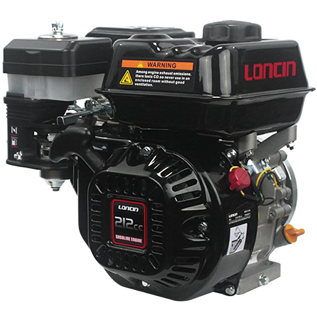 Generico 7 HP LONCIN G210 FL Motore Benzina Albero 4 Tempi Conico 23 Mm