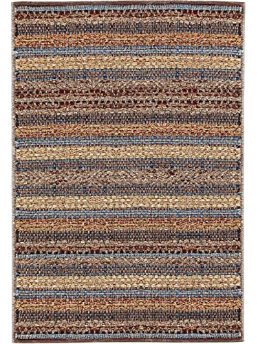 benuta In- & Outdoor-Teppich Kenya Multicolor 80x165 cm