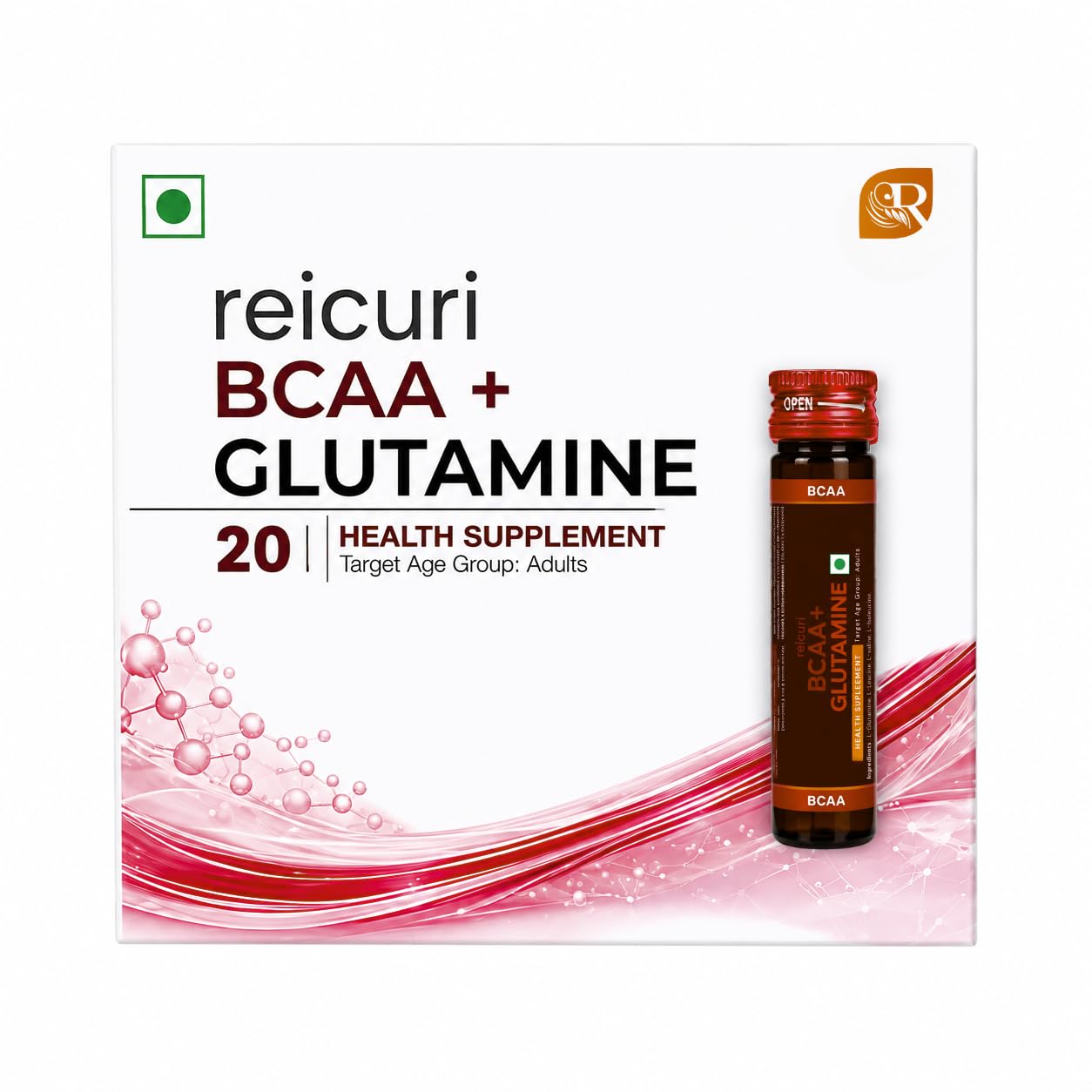 Marnys BCAA Complet + Glutamine |Purest form of BCAA |Pre-workout supplement | Valine, Leucine, Isoleucine and Glutamine | 20 drinkable vials-image-48