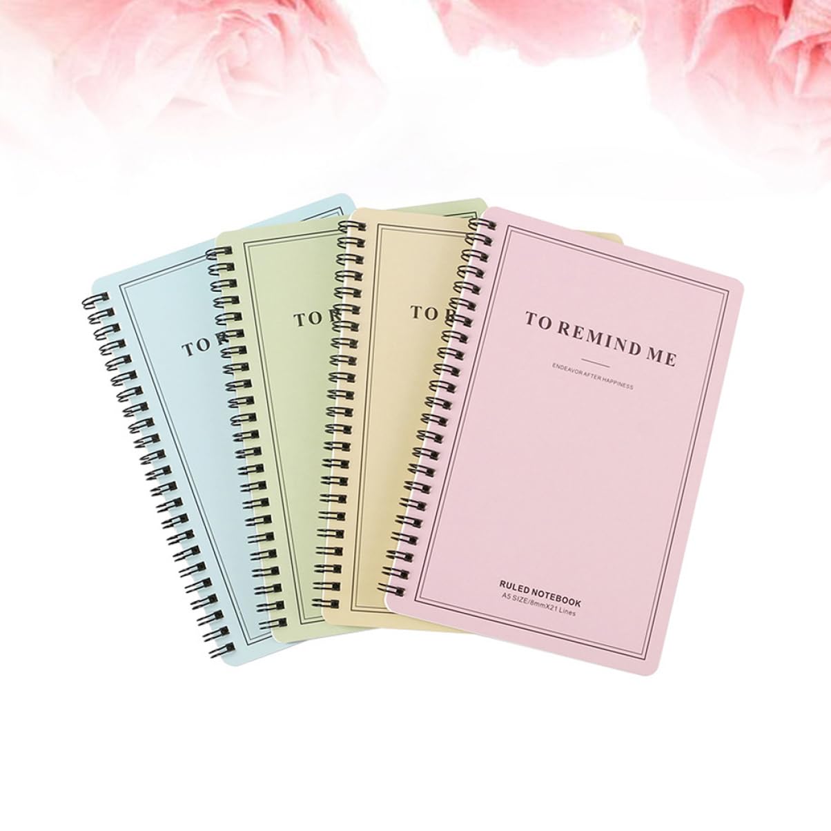 4stücke Teiliges Spiral-notizbuchset Für Schüler Notizbuch Für Journal Und Cover Für Notizen Und Kreative Projekte