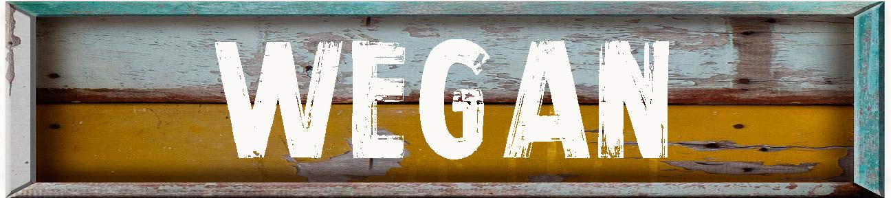 WEGAN Rectangle Painted Wood Look Decal Bumper Sticker for use on Any Smooth Surface