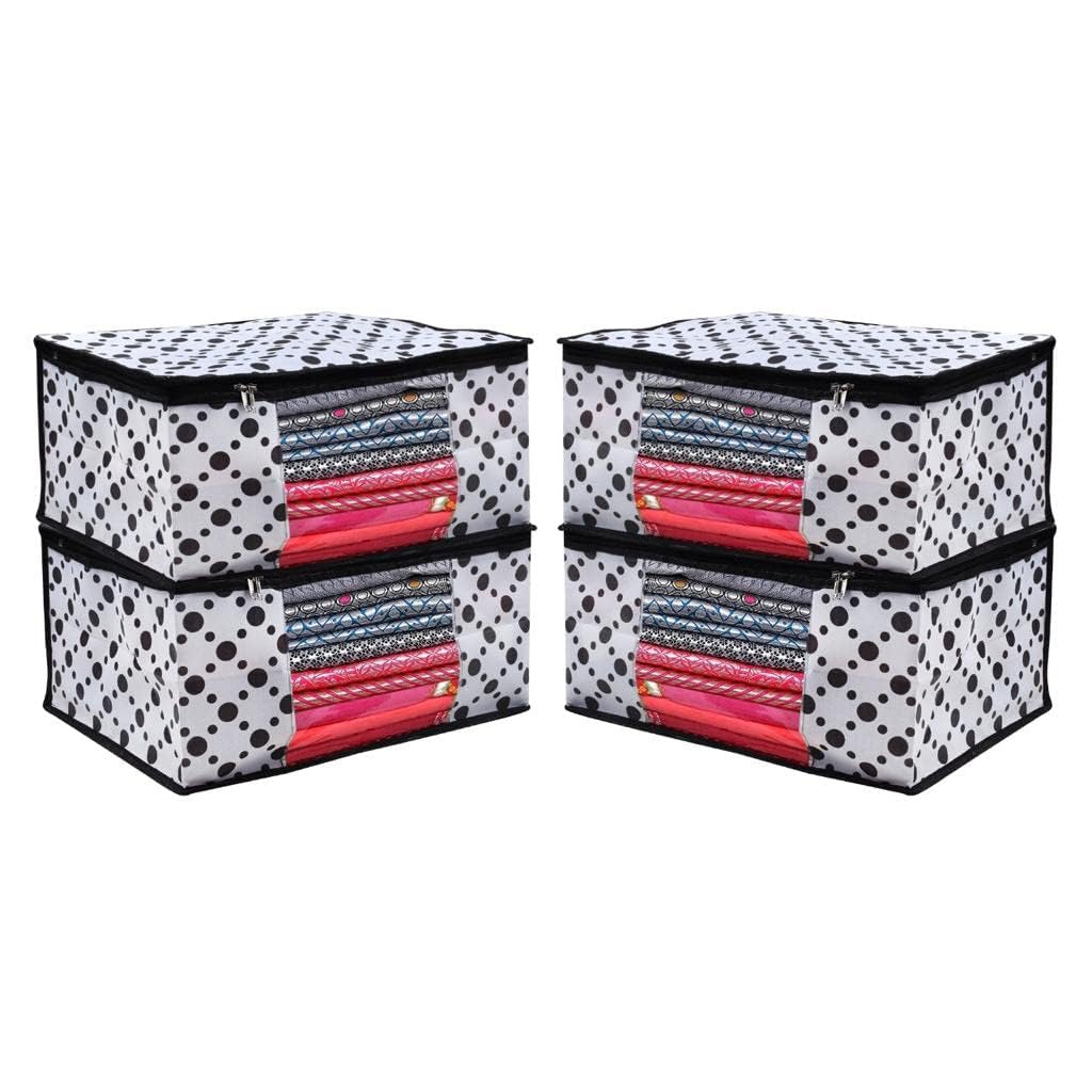 Garment Cover Non-Woven 90 GSM with Transparent Window & Double Metal Zipper – Pack of 4 | Dustproof Clothes Storage Bag for Sarees, Suits, Jackets, Shirts SBXLRL152493517524148523969-image-26