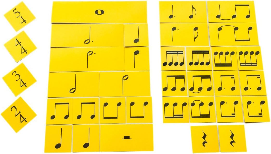 Rhythm Cards Level 1 Elementary Time. Writable, Wipe-Clean Flash Cards. Music Education Through Game Playing.