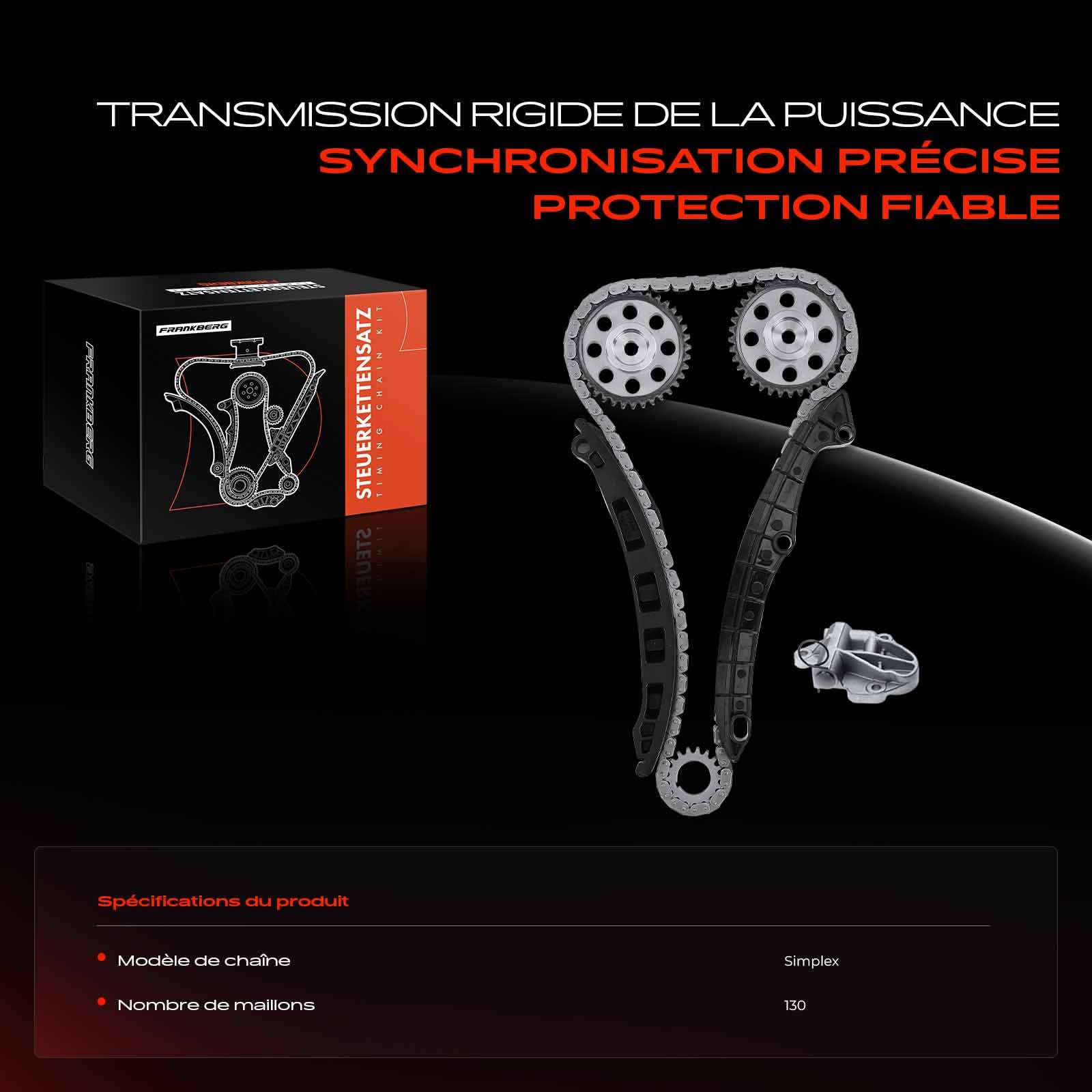 Frankberg Kit de chaîne de distribution 03C109158A