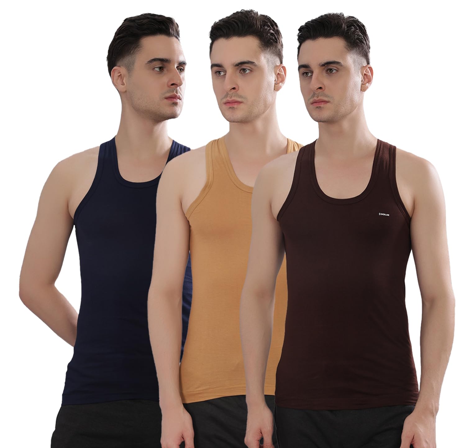 dollar bigboss Men's Solid Regular Fit Vest-picture-26