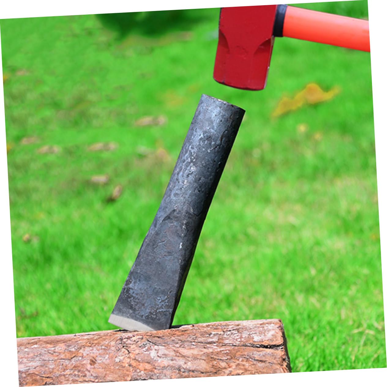 Spaltkeil aus Eisen Schwarz für Holzverarbeitung, Schwer