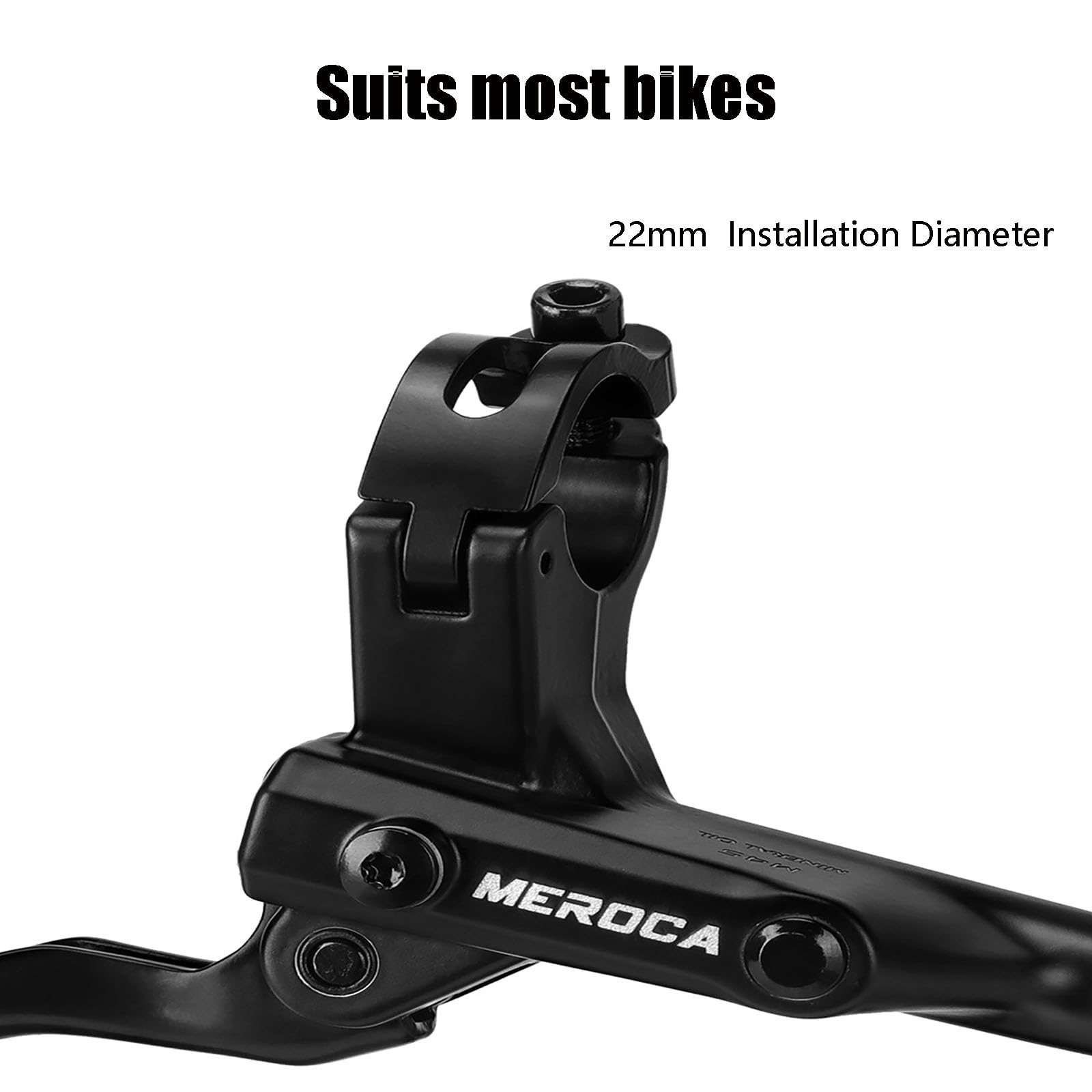 Juego de frenos de disco hidráulicos para bicicleta de montaña de 4 pistones, frenos bilaterales en V, incluye cables delanteros y traseros, pinzas y palancas de repuesto para bicicleta