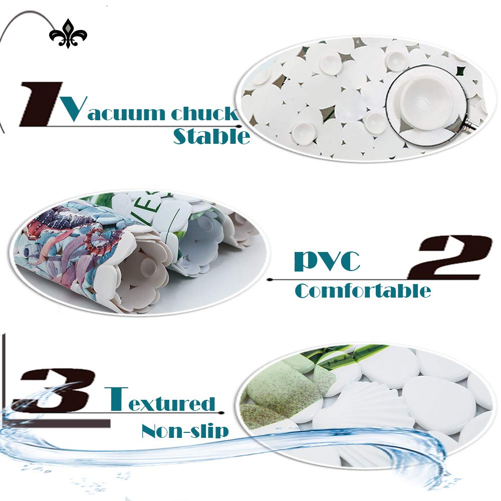 Tappetini da Doccia per Il Bagno, Chickw11 Antiscivolo Base