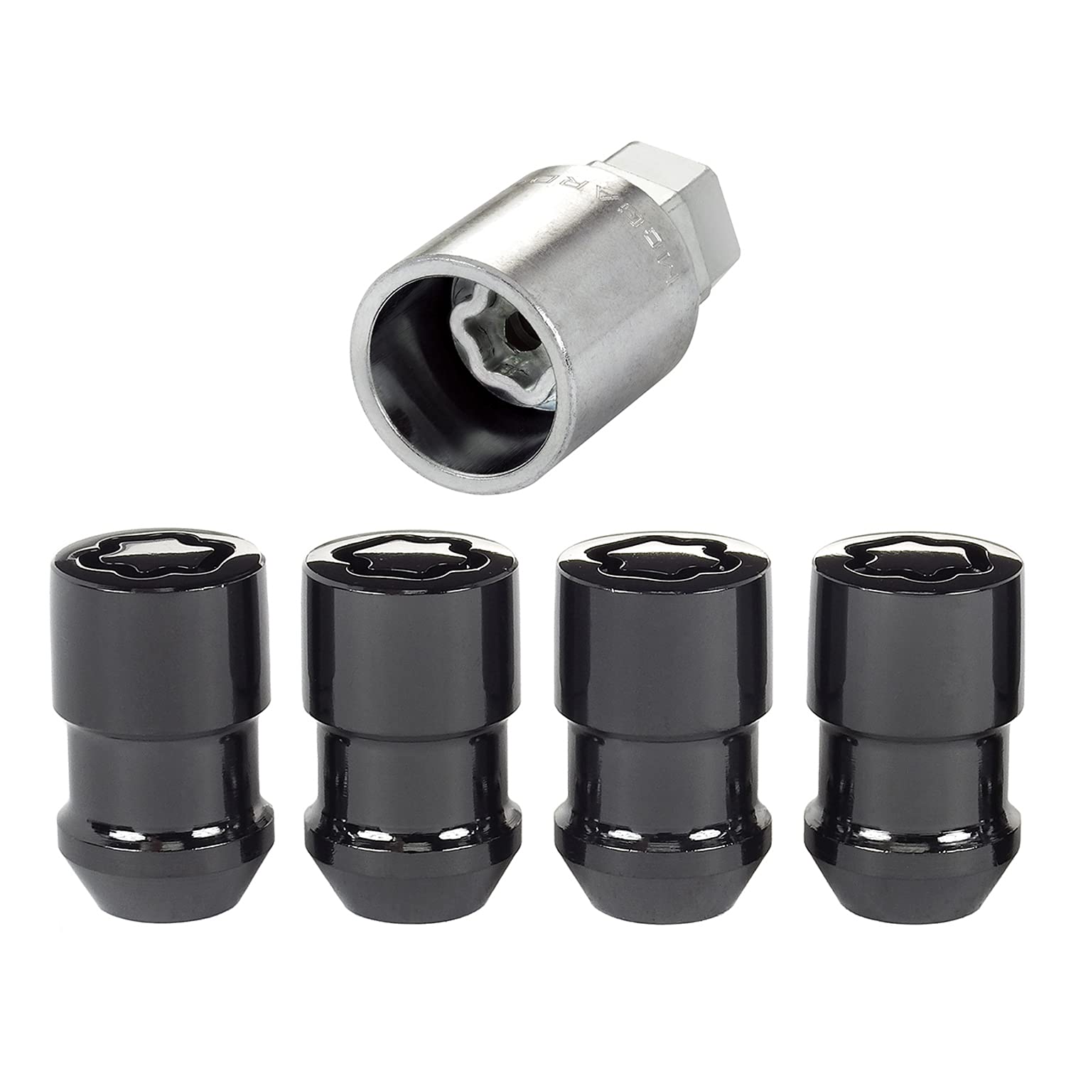 Amazon.com: McGard 24026 Black Cone Seat Wheel Locks (M12 x 1.5