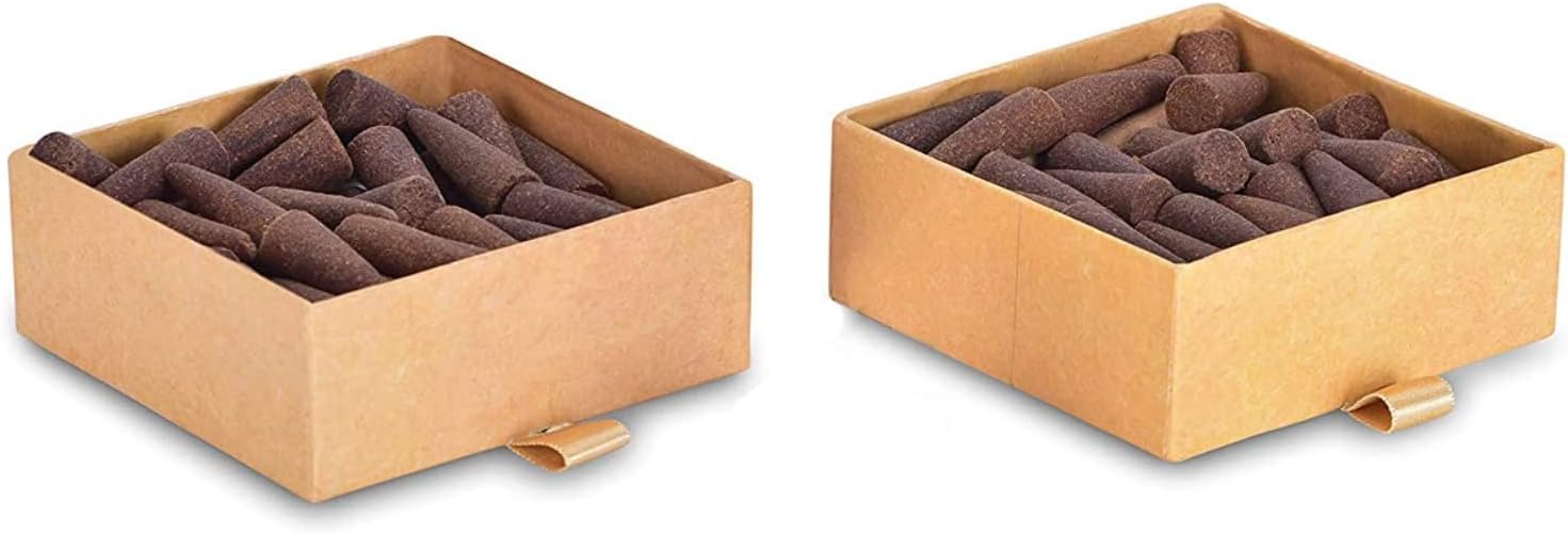 Beclina Home Fragrance Incense Cones (Vedic, Set of 2) | Incense Cones for Home | Home Fragrance Cones | Fragrance for Home | Luxury Home Fragrance Cones | Natural Fragrance | Wedding Gifts