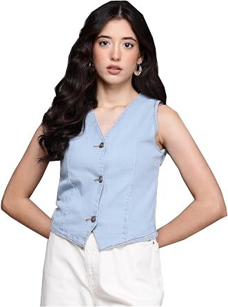 Nifty Womens Denim Vest