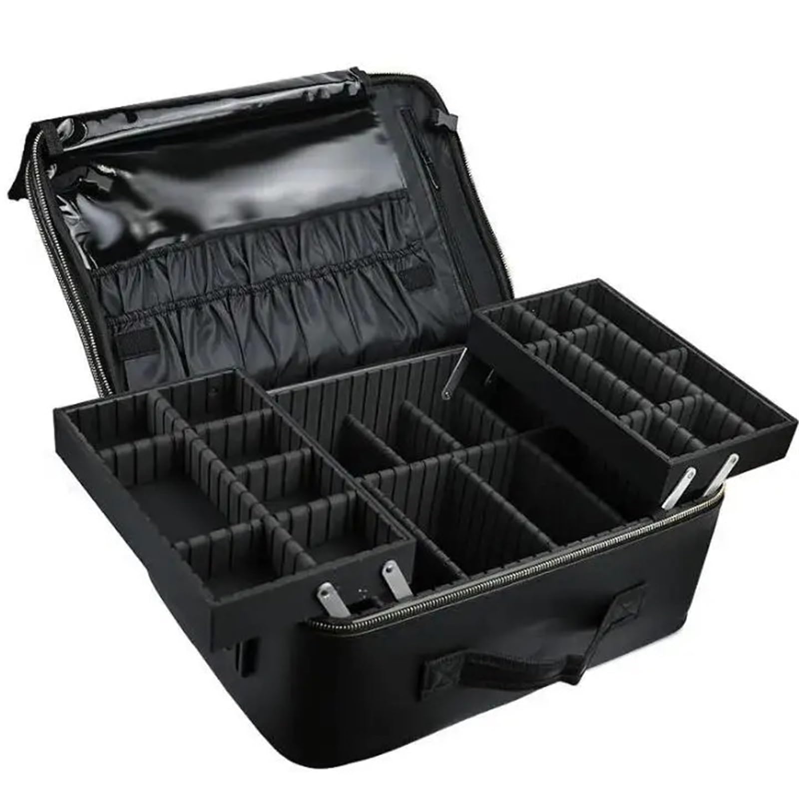 Organizador Esmaltes Uñas Organizador de cosméticos portátil for Mujer, Mochila, Bolsa Maquillaje, Maleta, Caja organizadora uñas, Estuche Profesional for artístico, Bolsas
