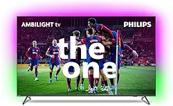 Smart TV 55' 4K 120 Hz Philips THE ONE 55PUG8808/78, Google TV, Ambilight, P5, DTS Play-Fi, Freesync, Dolby Vision Atmos, 40 WRMS