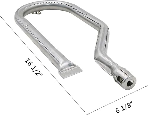 Miniatura 2 de Hisencn Piezas de reparación para parrillas de gas Costco Kirkland 720-0108, Nexgrill 720-0011, 720-0047-U, tubo de quemador de acero inoxidable de