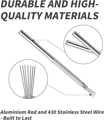 Miniatura 10 de 8 piezas de herramientas de cerámica para tallar agujas de arcilla, herramientas de escultura de cerámica y manualidades de cerámica, suministros de