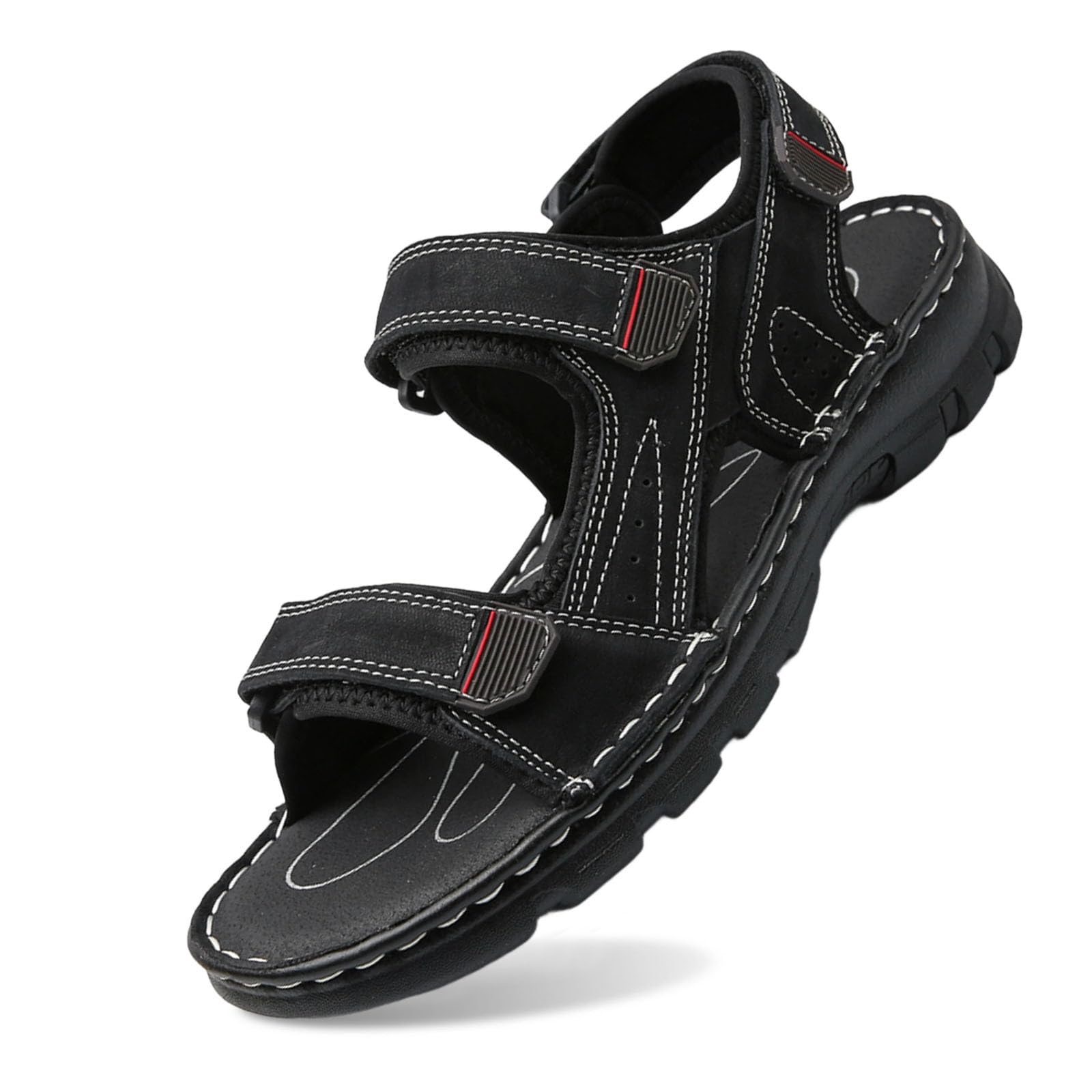 Sandale Homme Ete Cuir, Sandales Homme été Plage, Sandales Marche Estivales Avec Soutien La VoûTe Plantaire Chaussures Décontractées Et éLégantes à Bride Cheville Sandals Sandal Sandals Men Sandale
