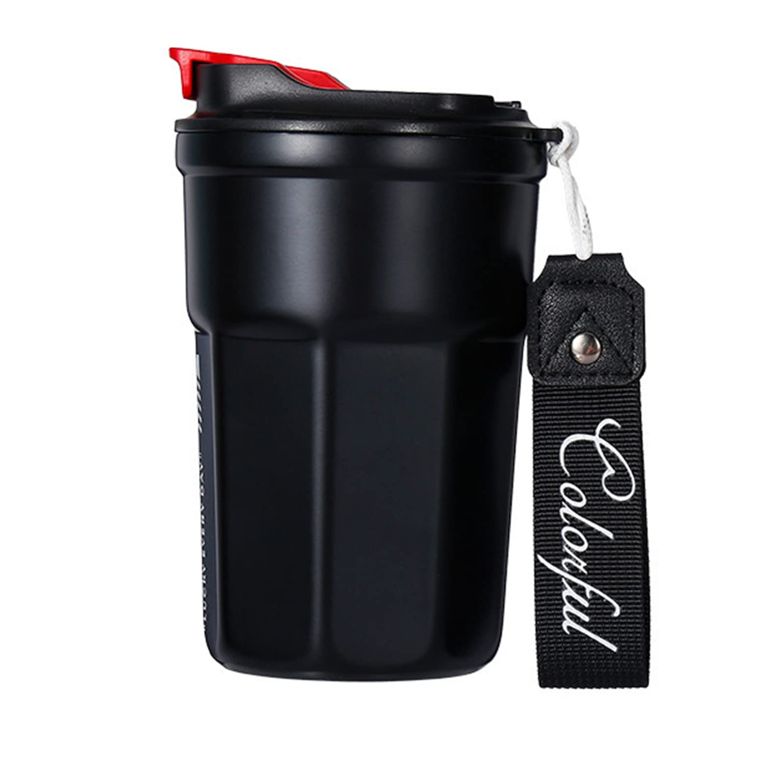 Stainless Steel Coffee Cup 400ML Mug Leak-Proof Travel Thermal Vacuum Flask Insulated Water Bottle Steel with Lid Travel Thermal for Hot Drinks Leakproof Dishwasher Safe Cups with Lids for Ice