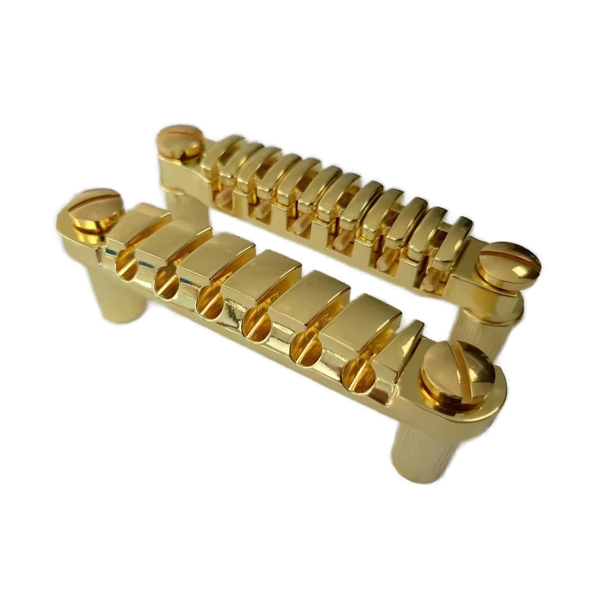 Puente De Guitarra Eléctrica Jazz Y Accesorios Profesionales De Cuerda De Arco | Puente de guitarra(Gold)