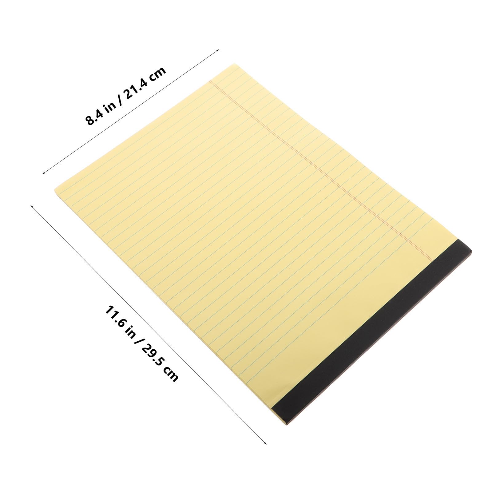 Blocchi per Note A4 Gialli 6 Pezzi Carta a Righe con Design a Sezioni per Professionisti e Studenti in Ufficio e per Journaling