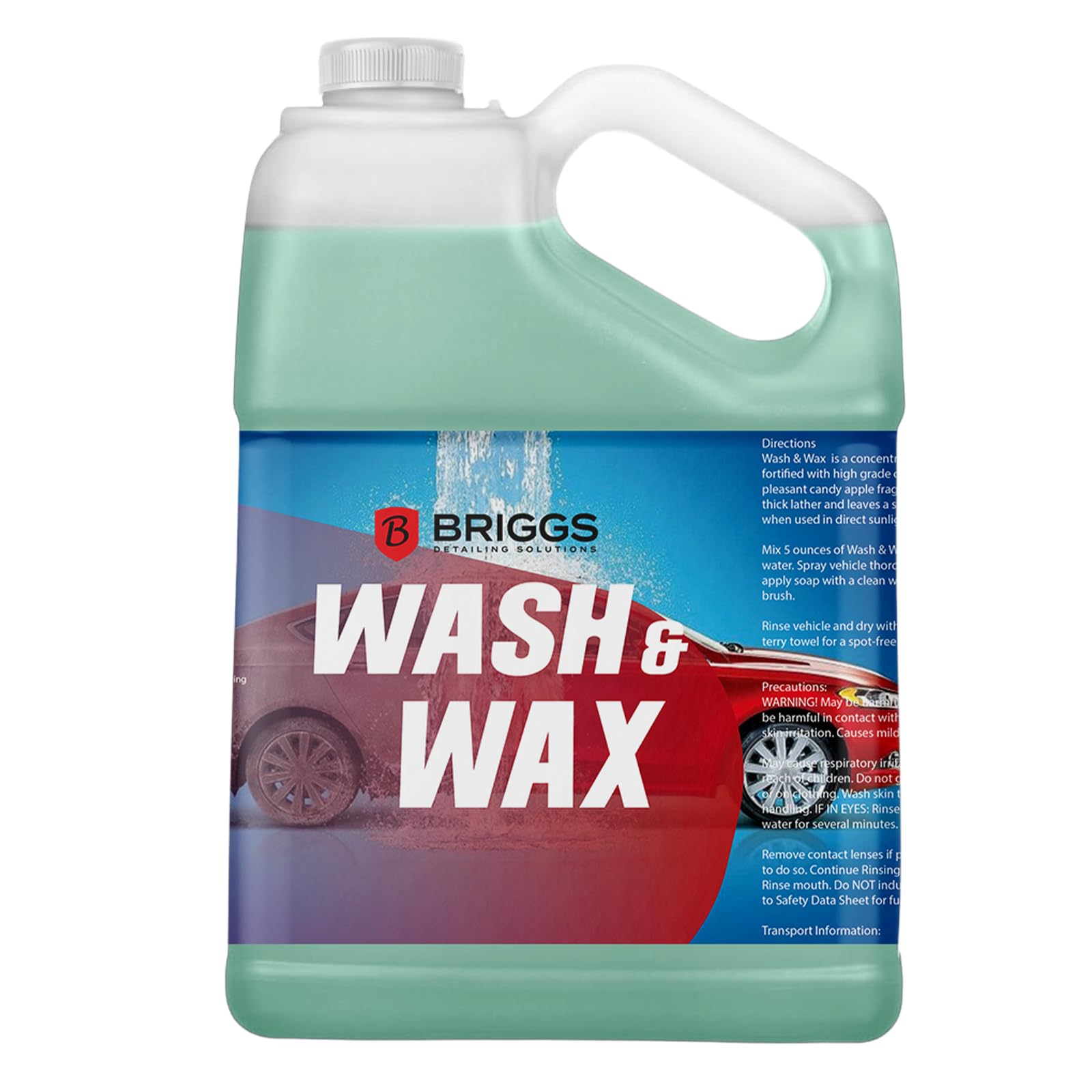 Briggs Wash & Wax: Concentrated Vehicle Wash with Wax - Elevate your car wash experience with premium soap, ideal for supreme car care and an exceptional car soap wash