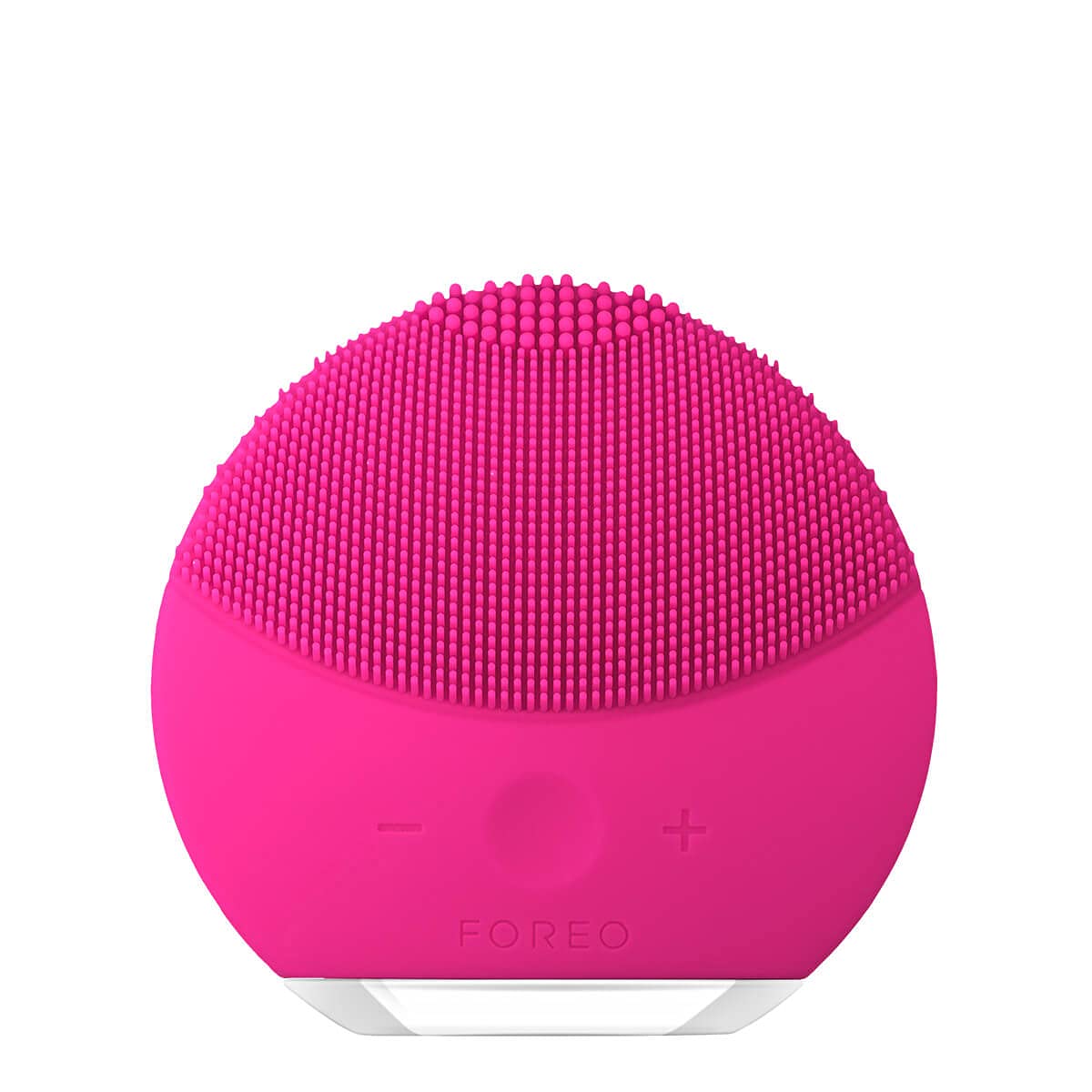 LUNA mini 2 Facial Cleansing Brush and Anti-aging Skin Care device made with Soft Silicone for Every Skin Type Fuchsia
