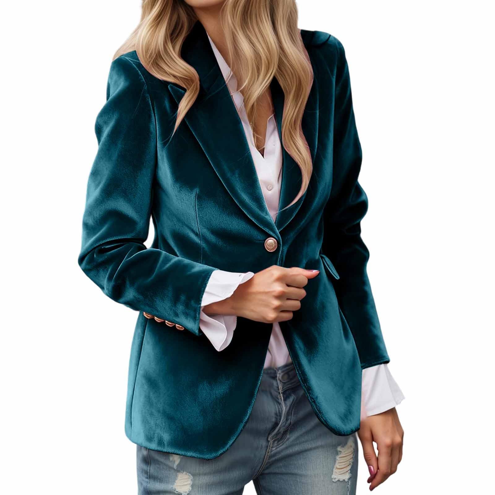 Elegante Abito a Maniche Lunghe con Revers a Lancia, Tinta Unita, da Indossare Come Abito Formale da Lavoro, con Una Moderna vestibilità su Misura.