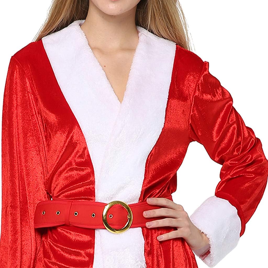 Women's Christmas Mrs Santa Suit Costume Multicoloured