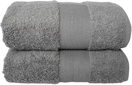 Miniatura 77 de Hencely Juego de 2 toallas de mano de lujo (16 x 28 pulgadas), algodón turco suave, absorbente, de secado rápido, para cara, cuerpo, cocina y baño