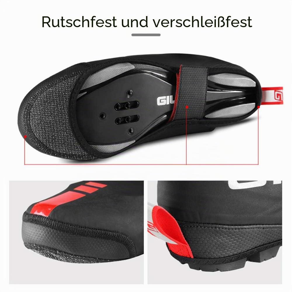 Lixada Überschuhe für Radsport, wasserdicht, für Mountainbike, Straße, Fahrrad, Winter, Überschuhe, Schutz, S-XXXL