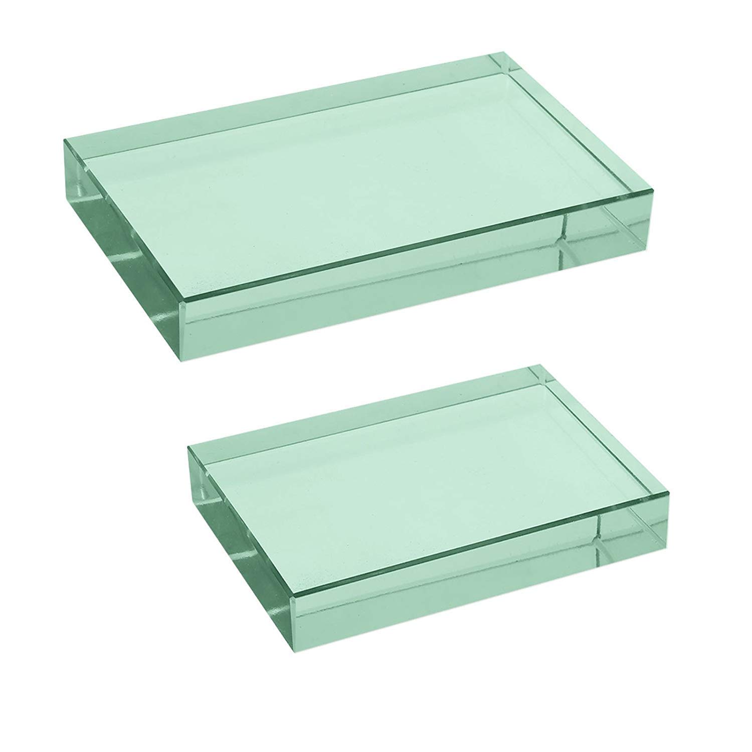 Rectangular Glass Slab Size 100x60x20mm (Pack of 2) (B07RSFZKXW) Amazon Price History, Amazon Price Tracker