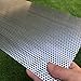 Aluminum Perforated Metal Sheets 16 Gauge 15.7 inch by 7.8 inch Expanded Metal Mesh Aluminum Opening 1/8