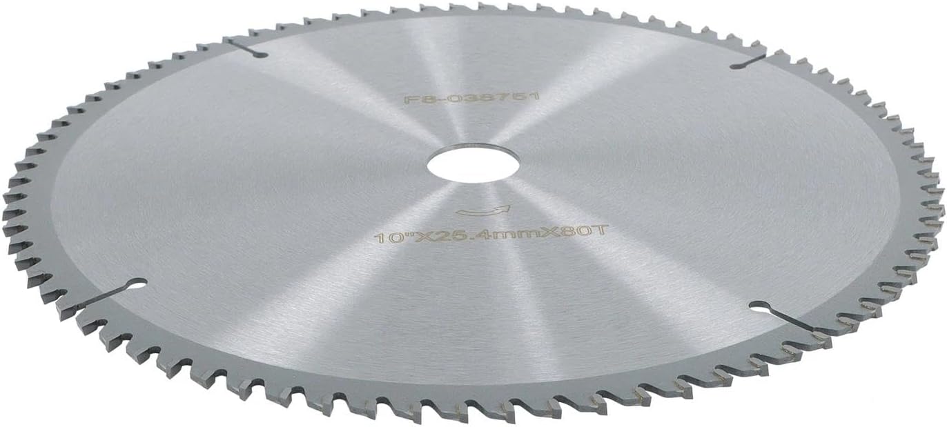 for Professional 10"×25.44mm×80T Circular Blade-Fast Cutting for DIY Projects,Silver