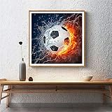 TOPINCN Diamonds Painting Tools and Accessories Kit, DIY Soccer Pattern 5D Full Drill Diamond Painti