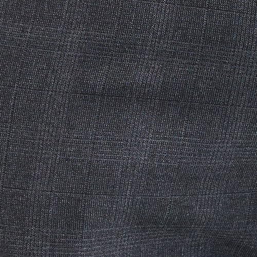 Image of Raymond Men Slim Fit Checks Pattern Polyester Blend Flat Front Formal Trouser