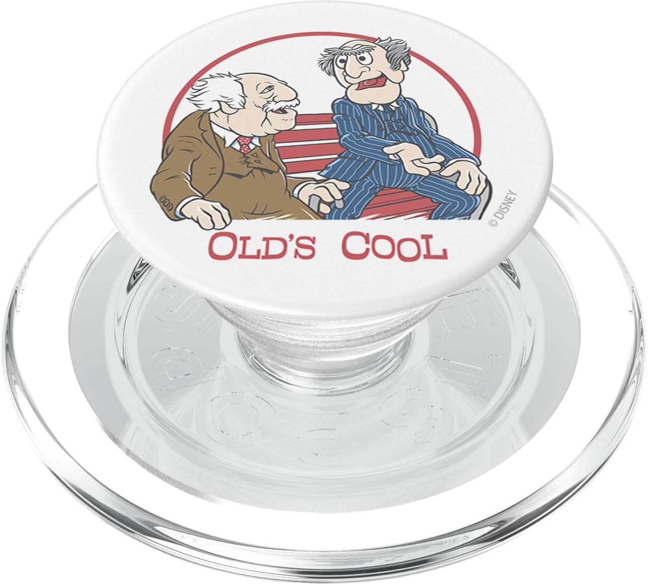 Disney The Muppets Statler and Waldorf Old's Cool Portrait PopSockets MagSafe PopGrip for iPhone