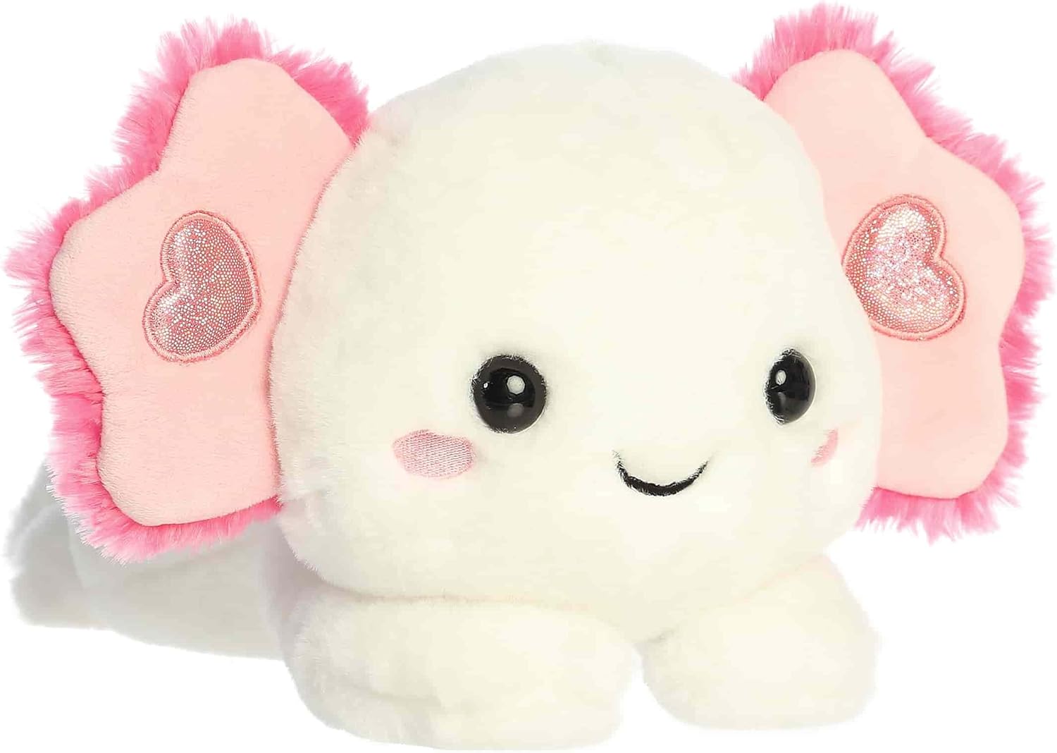 Aurora Playful Too Cute Anna Axolotl Stuffed Animal - Adorable Characters For Imaginative Play - Perfect for Decorating Rooms and Valentine's Day - White 11.5 Inches