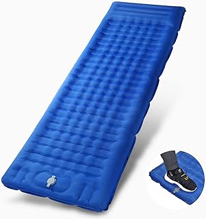 Ariesnova Camping Mat, Inflatable Sleeping Mat, Super Thick Single Camping Mattress, Strong Supporting Camping Roll Mat, Waterproof Inflatable Camping Sleeping Mat For Backpacking,Camping,Hiking